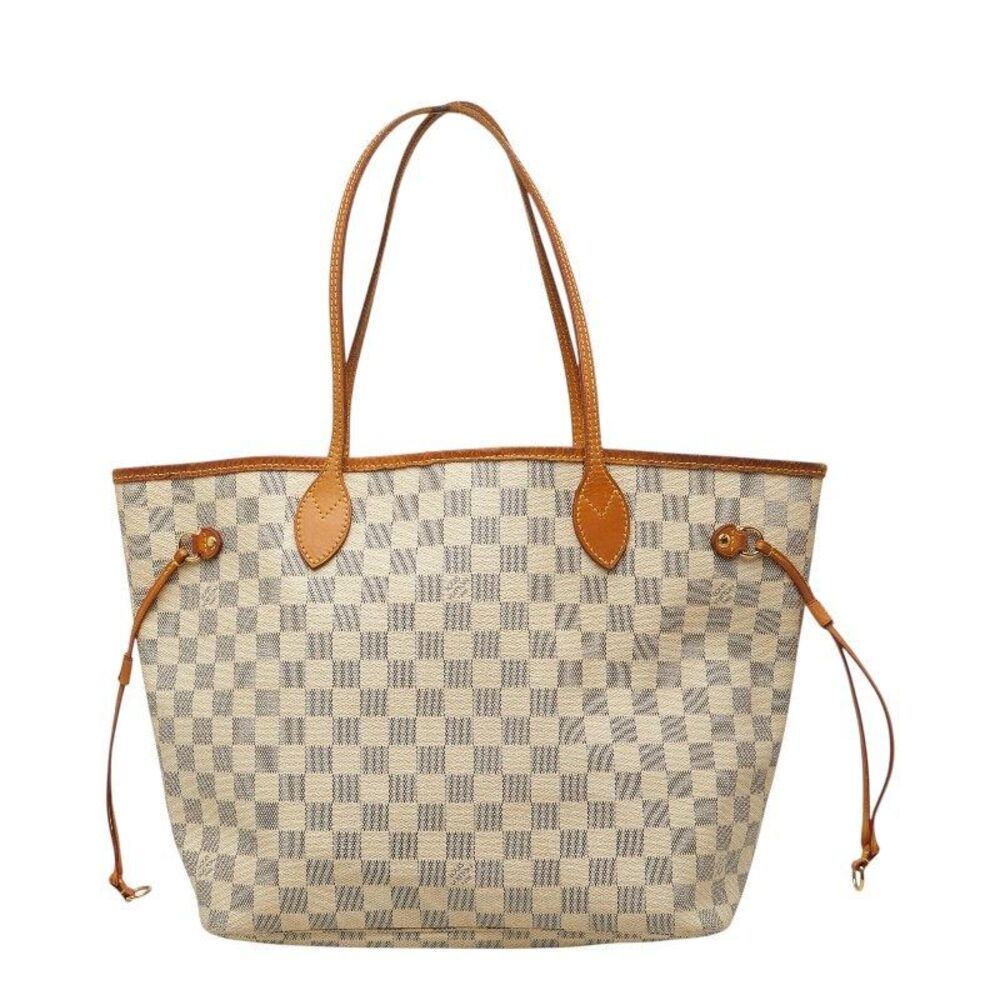 Louis Vuitton Neverfull MM Damier Azur Tote Bag